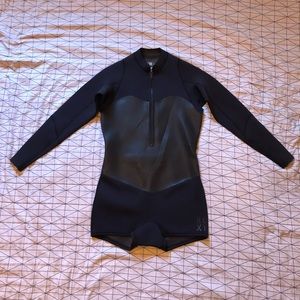 ROXY 2mm Satin Long Sleeve Front Zip Springsuit